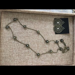 Necklace and earrings set